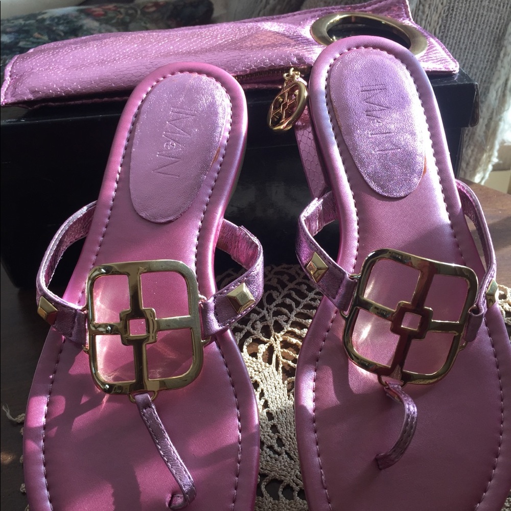 Sandals & Matching wristlet